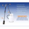 imageFlame King Propane Torch Kit Heavy Duty Weed Burner 500000 BTU SelfIgniting with 10FT Hose Regulator Assembly 39 inches Long