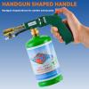 imageFlame King Propane ampamp Mapp Gas Blow Torch 27000 BTU w SelfIgniter for Searing Soldering and as Fire Starter