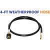 imageFlame King RV Van Trailer Dual Quick Connect Hose LP Gas Only 72 Inch 14 Inch ID  10039572  Black48 Inch