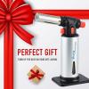 imageFlame King Refillable Kitchen Torch Culinary Butane Torch with Igniter and Safety Lock MultiUse Stainless Steel
