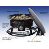 imageFlame King Smokeless Propane Fire Pit 24inch Portable Firebowl 58K BTU with Self Igniter Cover ampamp Carry Straps for RV Camping ampamp Outdoor Living19 inches