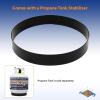 imageFlame King Smokeless Propane Fire Pit 24inch Portable Firebowl 58K BTU with Self Igniter Cover ampamp Carry Straps for RV Camping ampamp Outdoor Living19 inches