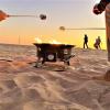 imageFlame King Smokeless Propane Fire Pit 24inch Portable Firebowl 58K BTU with Self Igniter Cover ampamp Carry Straps for RV Camping ampamp Outdoor Living19 inches