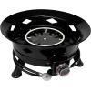 imageFlame King Smokeless Propane Fire Pit 24inch Portable Firebowl 58K BTU with Self Igniter Cover ampamp Carry Straps for RV Camping ampamp Outdoor Living24 inches