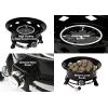 imageFlame King Smokeless Propane Fire Pit 24inch Portable Firebowl 58K BTU with Self Igniter Cover ampamp Carry Straps for RV Camping ampamp Outdoor Living24 inches