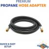 imageFlame King Thermo Rubber RV Slide Out Hose Assembly 60 Inch 38 Inch ID Female To Female  10015960106 inches