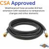 imageFlame King Thermo Rubber RV Slide Out Hose Assembly 60 Inch 38 Inch ID Female To Female  10015960106 inches
