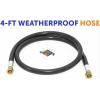 imageFlame King Thermo Rubber RV Slide Out Hose Assembly 60 Inch 38 Inch ID Female To Female  1001596048 inches