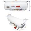 imageFlame King YSN16 16Gallon ASME Horizontal Propane Tank for RV Food Trucks Van or Trailers