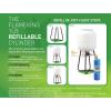 imageFlame King YSN1LBKT14 1LB Empty Propane Welding Cylinder Tank Kit and CGA600 Connection Reusable Safe ampamp Legal Refill Option DOT Compliant 141 oz Blue