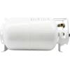 imageFlame King YSN201HZL 20LB Steel Horizontal Propane Tank Cylinder for Fire Pits and Tables Patio Heaters Barbeques RVs and Truck Campers White30Pound