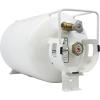imageFlame King YSN201HZL 20LB Steel Horizontal Propane Tank Cylinder for Fire Pits and Tables Patio Heaters Barbeques RVs and Truck Campers White30Pound