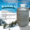 imageFlame King YSN420ASME 420LB 120 Gallon ASME Vertical Steel Propane Tank WhiteASME Certified  GALVANIZED