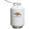 imageFlame King YSN420ASME 420LB 120 Gallon ASME Vertical Steel Propane Tank WhiteASME Certified
