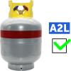 imageFlame King YSN501RA2L 50Pound Refrigerant Recovery Cylinder Tank for A2L Refrigerants