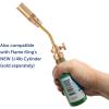 imageFlame King YSNAX1003 Propane Gas Blow Torch for Soldering Copper Thawing Frozen Pipes Metal Bending Plumbing ampamp Lighting a CharcoalCampfire