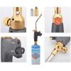 imageFlame King YSNAX1020a Propane Torch Head High Intensity MAX Heat Blow Torch Kit with Push Button Igniter for Professionals in Soldering Welding Brazing Searing