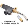 imageFlame King YSNAX1020a Propane Torch Head High Intensity MAX Heat Blow Torch Kit with Push Button Igniter for Professionals in Soldering Welding Brazing Searing