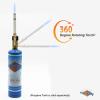 imageFlame King YSNAX1023CGA High Intensity Propane Torch Head with Ultra Swirl Flame for Soldering Brazing Plumbing Lighting CharcoalFire Pits Compatible with 1LB Cylinders MAPP and MAPPRORotating Torch  Manual Ignition