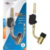 imageFlame King YSNAX1024CGA High Intensity Propane Torch Head with Piezo Igniter Switch for Soldering Brazing Plumbing Lighting CharcoalFire Pits Compatible with 1LB Cylinders MAPP and MAPPRO