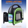 imageFlame King YSNCHS10 10000 BTU Propane Space Radiant Portable Heater Indoor ampamp Outdoor for Camping Garage Ice Fishing Patio GreenBlack 10K10 000 BTU