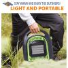 imageFlame King YSNCHS10 10000 BTU Propane Space Radiant Portable Heater Indoor ampamp Outdoor for Camping Garage Ice Fishing Patio GreenBlack 10K10 000 BTU