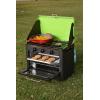 imageFlame King YSNHT300 Portable Outdoor Propane Oven Stove Combo for Camping RV Tailgating Trailer GreenBlack