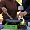 imageFlame King YSNVT505 Dual Fuel Butane ampamp Propane Gas Camping Stove with Single Burner Portable and Great for Outdoor Cooking Backpacking