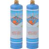 imageFlame King 1LB Empty Propane Welding Cylinder Tank Reusable ampamp Transportable  Safe and Legal Refill Option 141 oz Blue 2Pk