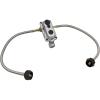 imageFlame King KT18ACR2SS 2Stage Auto Changeover LP Propane Gas Regulator with Two 18inch Steel Braided Pigtail Hoses for RVs Vans Trailers