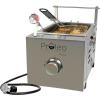 imageFlame King Proleo Tabletop Propane Deep Fryer with Oil Thermometer 25 Gallons Capacity with 5FT Propane Regulator Hose