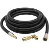 imageFlame King Propane 12ft RV Quick Connect Hose Adapter for 17quot or 22quot BlackStone or Flame King Griddle