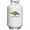 imageFlame King YSN420ASME 420LB 120 Gallon ASME Vertical Steel Propane Tank WhiteASME Certified