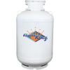imageFlame King YSN420ASME 420LB 120 Gallon ASME Vertical Steel Propane Tank WhiteDOT Certified