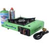 imageFlame King YSNVT505 Dual Fuel Butane ampamp Propane Gas Camping Stove with Single Burner Portable and Great for Outdoor Cooking Backpacking