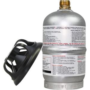imageFlame King 1LB Empty Aluminum Propane Cylinder Tank  CorrosionResistant and RustFree Great for Camping and Small AppliancesAluminum Tank