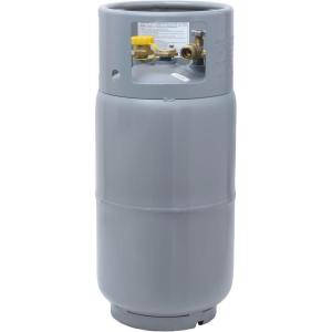 imageFlame King 435LB Steel Forklift Propane Tank with Gauge DOT and TC Compliant RuggedDesigned Larger Than Standard Forklift Tanks335 lbs