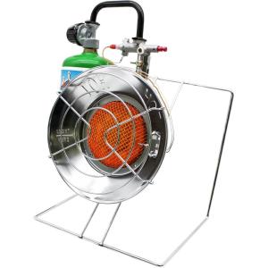 imageFlame King FKAD010CGA MultiUse Portable Propane HeaterCooker 15000 BTU for Camping Ice Fishing and Backpacking Trips Silver