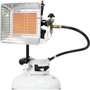 imageFlame King GS4200EP 13000 BTU Propane Tank Top Heater Great for Outdoor Jobs Construction Sites Campsites Thawing and Heating Purposes Silver