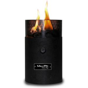 imageFlame King Mini Tabletop Fire Pit Dual Fuel Propane and Butane Smokeless Odorless Flame Portable Great for Outdoor