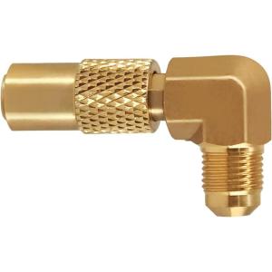 imageFlame King Propane Elbow Adapter with 38quot Male Flare for 17quot or 22quot Blackstone Griddle