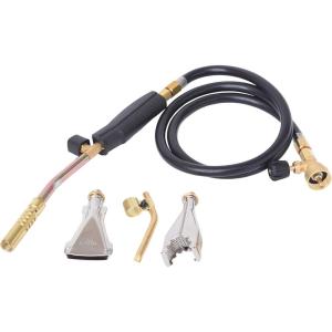 imageFlame King Propane Gas Torch 6000 BTU Kit w 3 Burners for Melting Brazing Gold and Silver Precious Metals Welding Soldering and Repairs