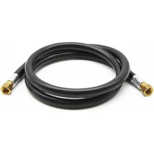 imageFlame King Thermo Rubber RV Slide Out Hose Assembly 60 Inch 38 Inch ID Female To Female  1001596072 inches
