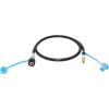 imageFlame King Quick Connect Hose for RV Van Trailer LP Gas Only 48 inches 4Ft 14quot ID Thermo Plastic Hose Assembly 10039548a  Black