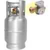 imageFlame King 5LB Aluminum Propane Tank with Gauge ampamp OPD Valve CorrosionResistant and RustFree Lightweight Great for Marine Applications Grills and BBQs Camping Fishing ampamp Outdoor Activities