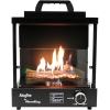 imageFlame King ALOGFIRE Propane Ambiance Log Fireplace Heater Clean and Smokeless Dancing Flames Indoor and Outdoor Use for Campers Patios and Workshops