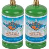 imageFlame King Refillable 1LB Empty Propane Cylinder Tank  Reusable  Safe and Legal Refill Option  DOT Compliant164 oz 2Pack green YSN1642164 oz 2Pack  green