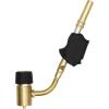 imageFlame King YSNAX1024CGA High Intensity Propane Torch Head with Piezo Igniter Switch for Soldering Brazing Plumbing Lighting CharcoalFire Pits Compatible with 1LB Cylinders MAPP and MAPPRO