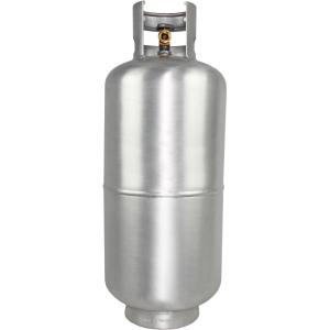 imageFlame King 40LB Aluminum Propane Tank with Premium OPD Valve CorrosionResistant and RustFree Lightweight Great for Marine Applications Grills and BBQs Camping Fishing ampamp Outdoor Activities