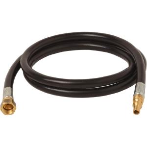 imageFlame King 48inch Propane Thermo Plastic Hose Assembly 14quot Male Quick Disconnect Plug  38quot Female Flare Swivel with 14quot ID Hose for RV Van and Trailer48 Inch